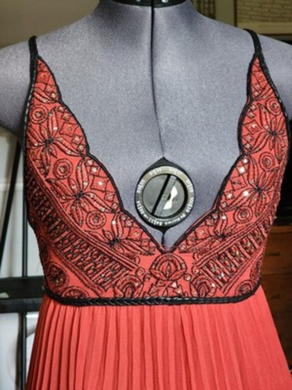 Formal Free People Belle Of The Ball Maxi Dress Gown Sz 2 - Picture 4 of 14